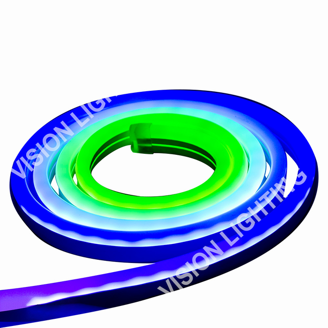 Рождественское наружное ландшафтное украшение DMX512 Программа адресная умная неоновая лента RGB
