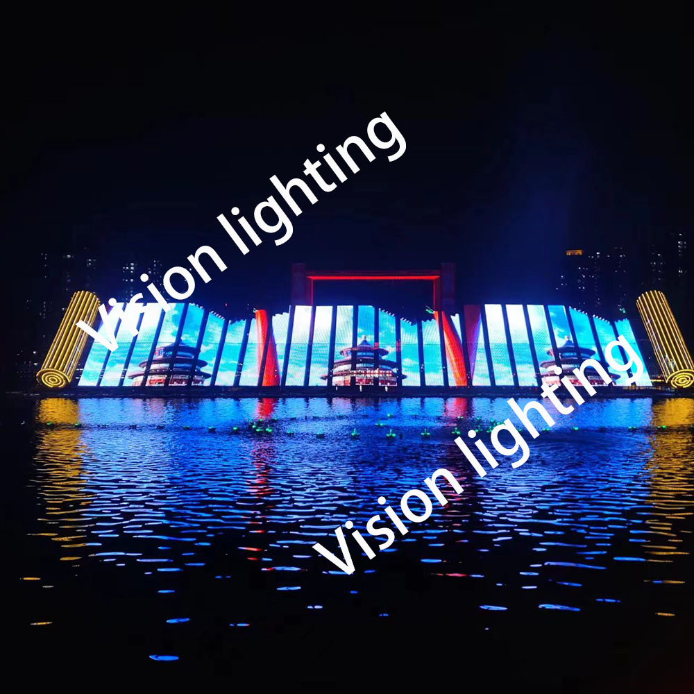 Full Pixel Outdoor RGB светодиодная сетка световой сетки для рождественских украшений