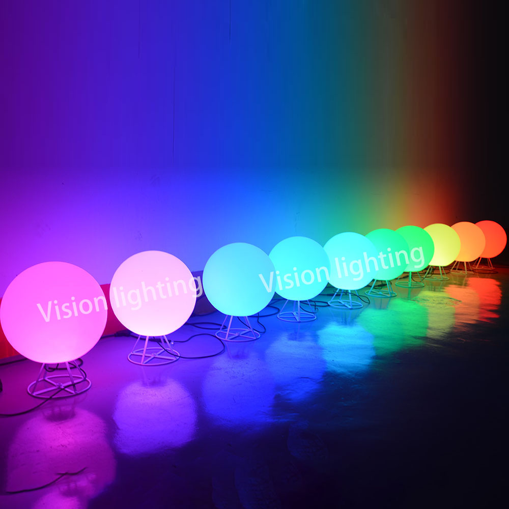 3D IP65 рождественские украшения для наружного использования пейзаж высокого качества светодиодный программируемый TTL RGB шариковый светильник