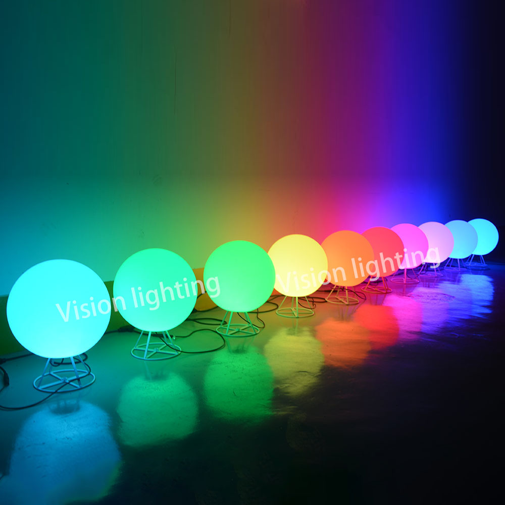 3D IP65 рождественские украшения для наружного использования пейзаж высокого качества светодиодный программируемый TTL RGB шариковый светильник