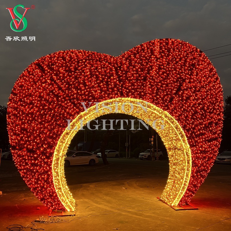 Navidad Luces Outdoor светящийся туннель светодиодный светодиодный освещенная арка