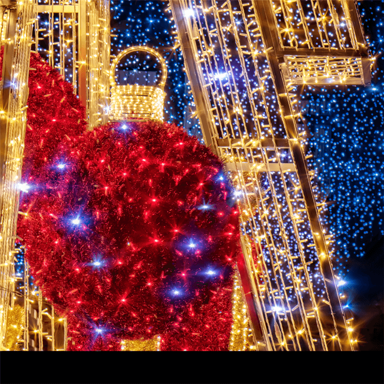 3D Свет Рождественской Елки