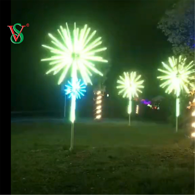 2.5M 3M Outdoor Led Christmas Decoration 12V RGB Fireworks Tree Motif Light для улицы