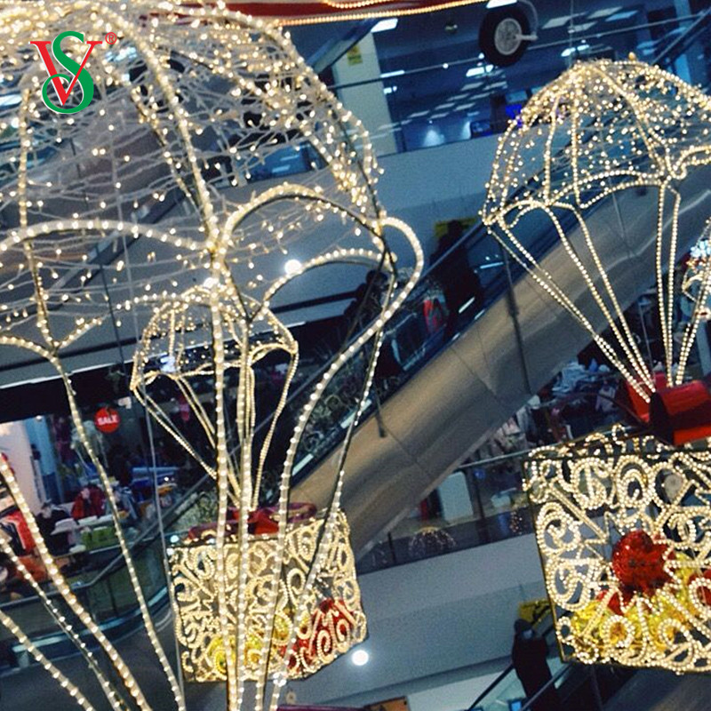 Специальное рождественское украшение LED 3D Hot Air Balloon Motif Light