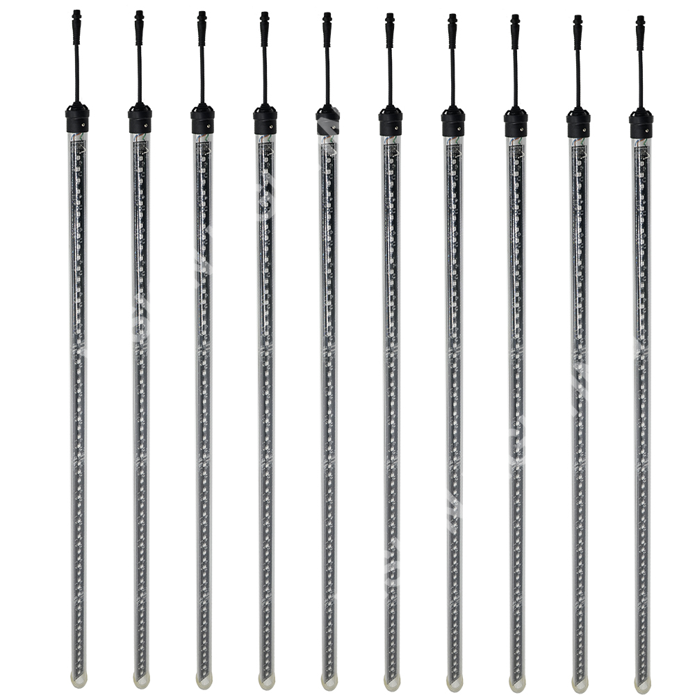 Рождественский открытый ландшафтный адресный светодиодный декоративный метеор DMX RGB снегопад