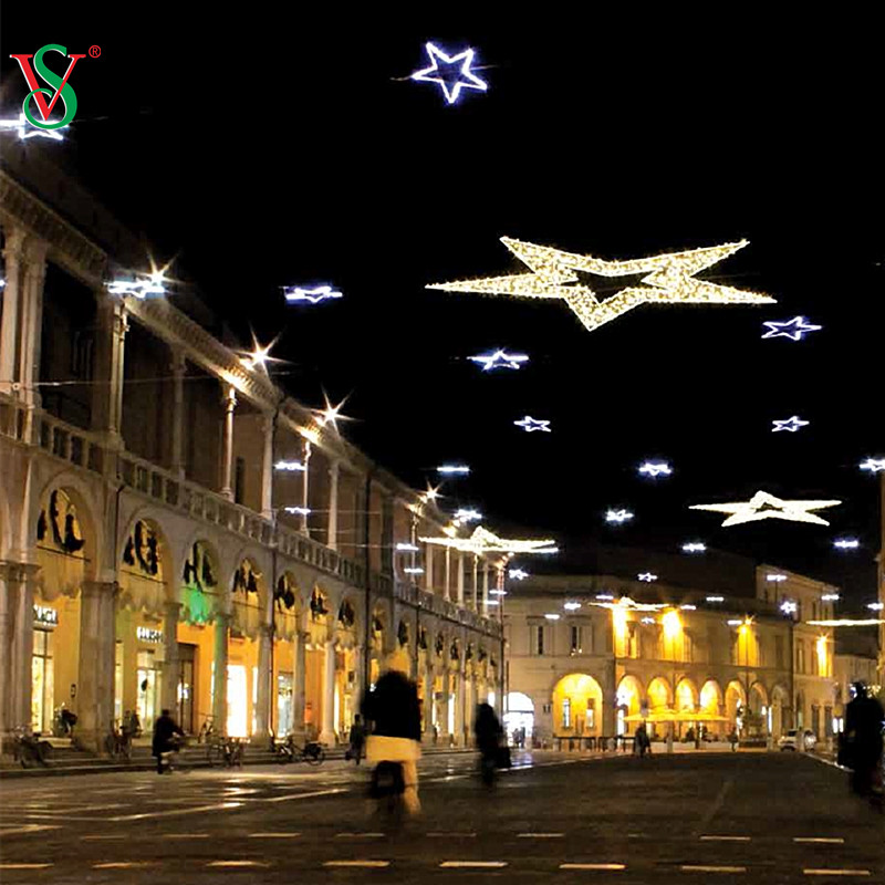 Индивидуальный дизайн Анимированные светодиодные 2D снежинки для украшения Рождества