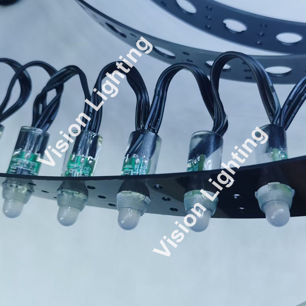 Новогоднее украшение WS2811 Программируемый светодиодный модуль пикселей декоративный RGB-светильник для наружного использования