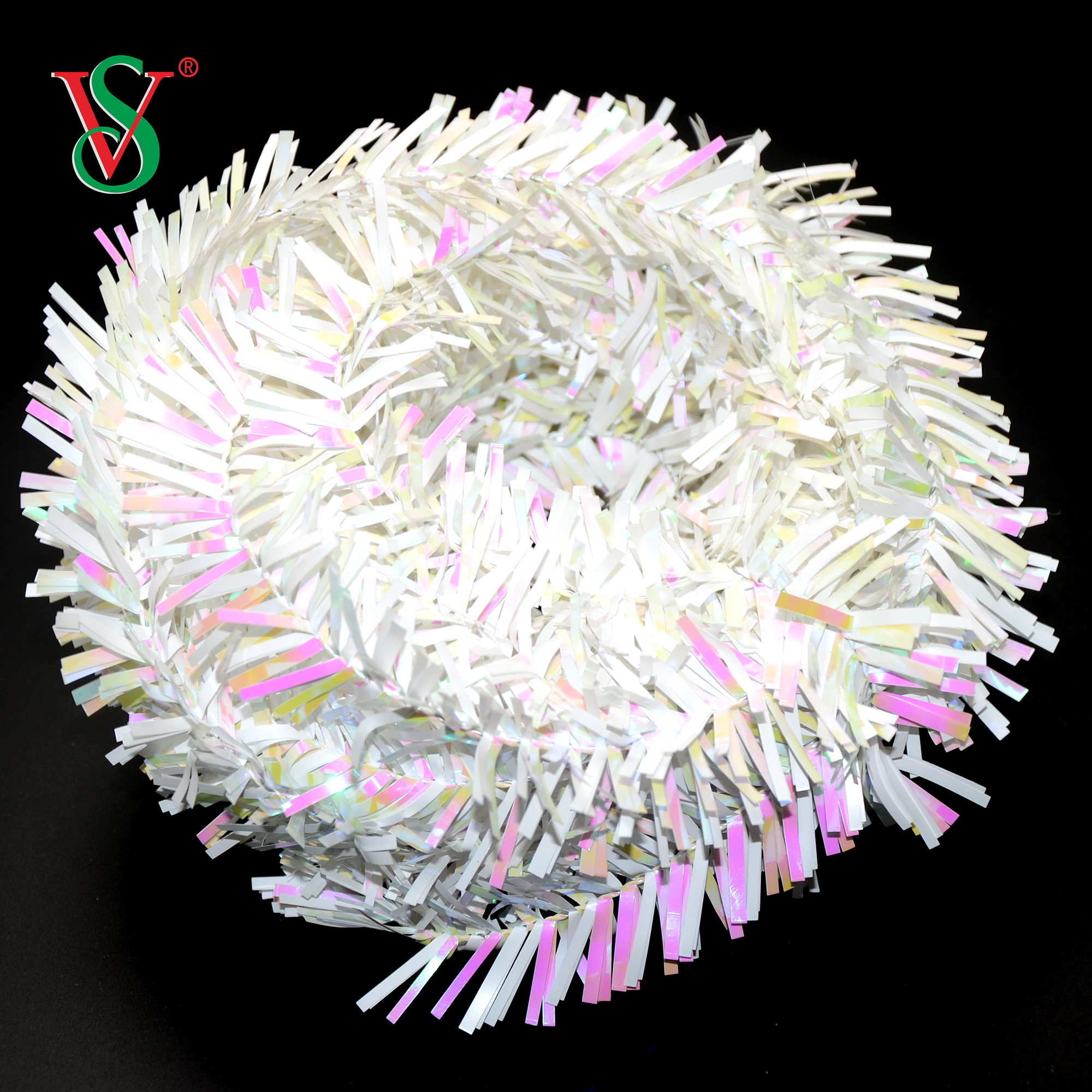 Пэт материал мишура гирлянда дома Рождественский мотив украшения