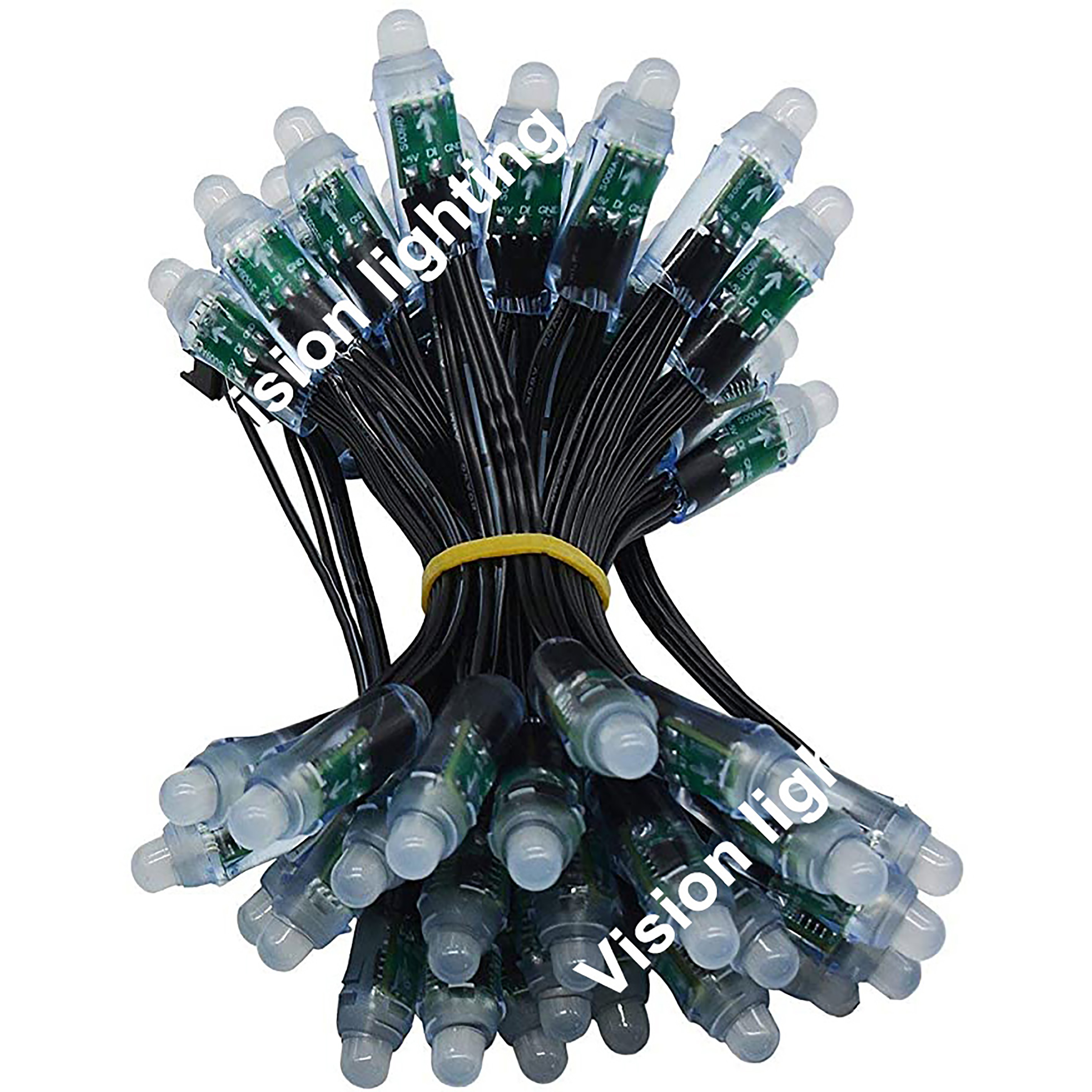 Новогоднее украшение WS2811 Программируемый светодиодный модуль пикселей декоративный RGB-светильник для наружного использования