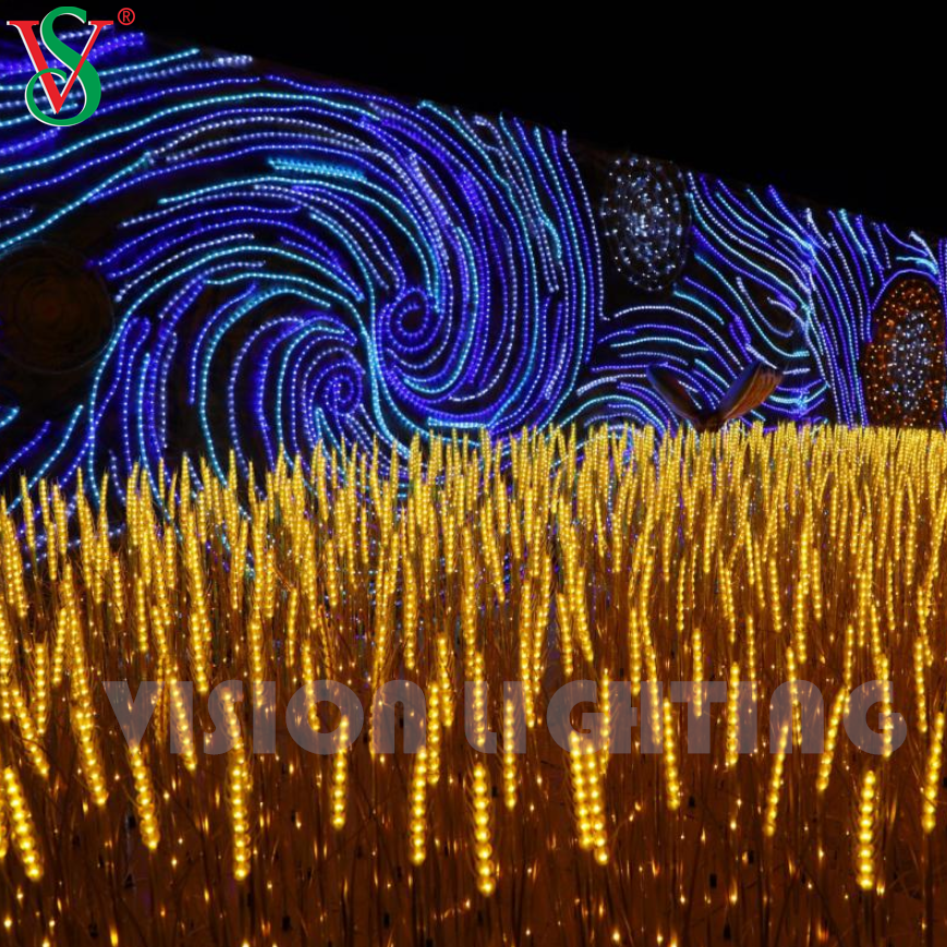 Жизненный пшеничный цветочный завод для открытого садового ландшафта