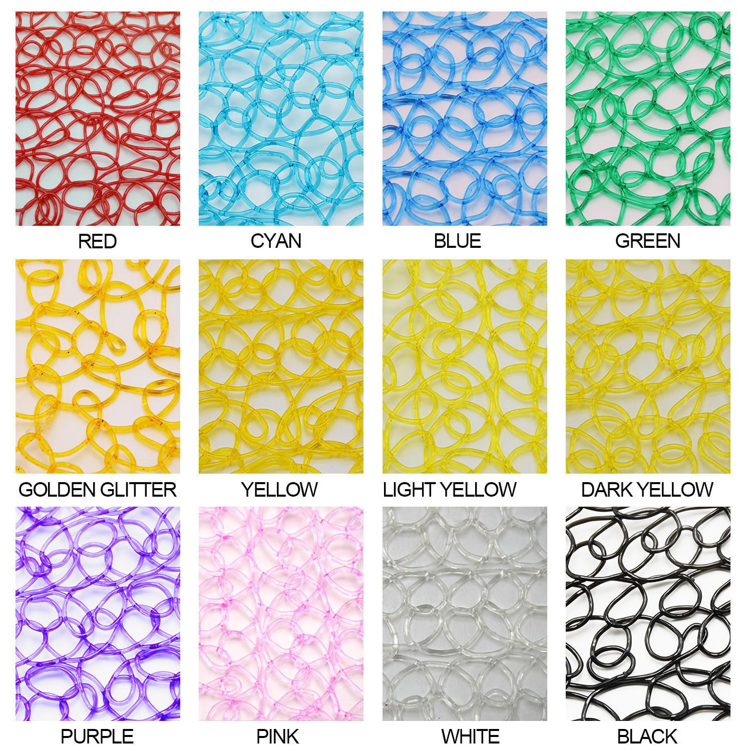 Использование на открытом воздухе Высококачественная стойкость к ультрафиолетовому излучению Горячие продажи отделочного материала ПВХ сетчатая сетка для рождественского света