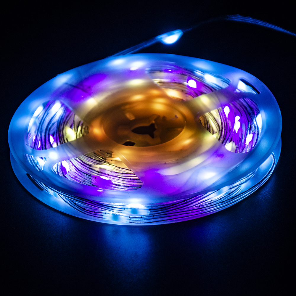 Праздничное использование пульт дистанционного управления USB штекер сказочная гирлянда украшение рождественской елки светодиодные умные полосы RGB гирлянды