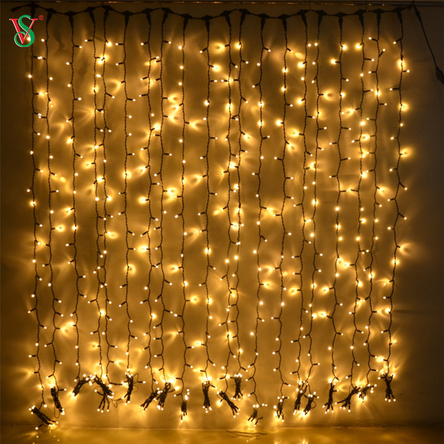 Светодиодный занавесочный светильник для украшения патио в ресторане-баре