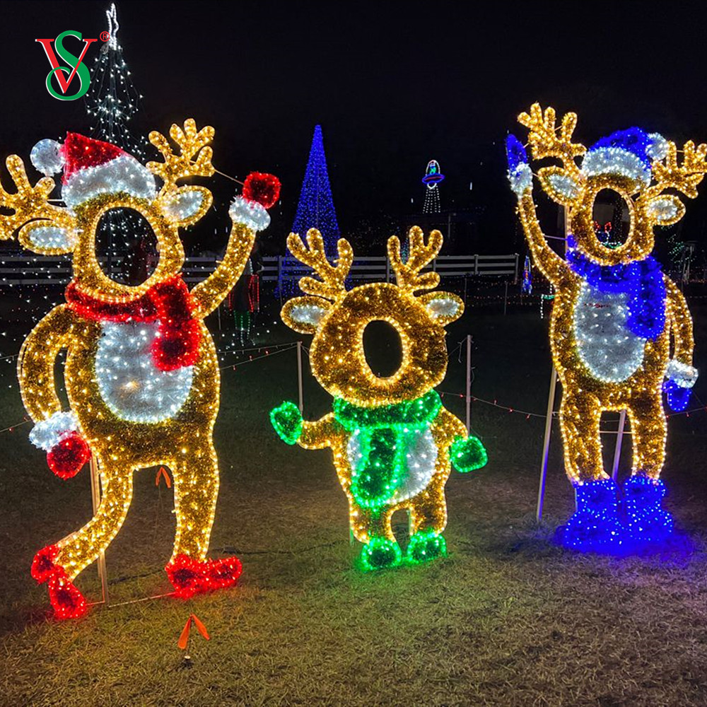 Креативная фоторамка 2D 3D Motif Light Props для праздничного украшения