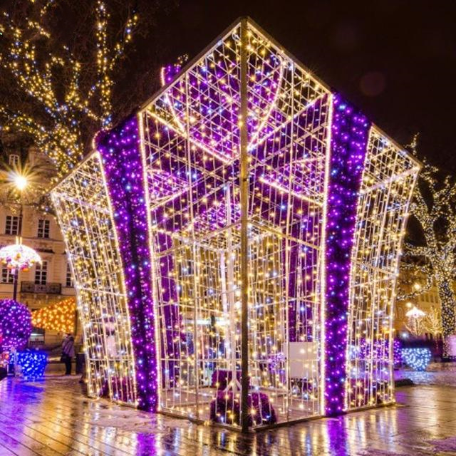 3D свет подарочной коробки