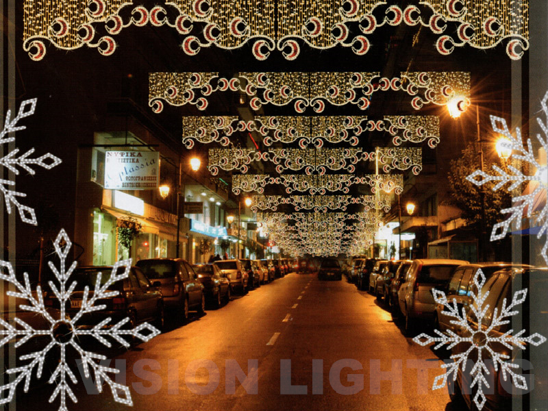 Сияние через улицу: идеи уличного декора