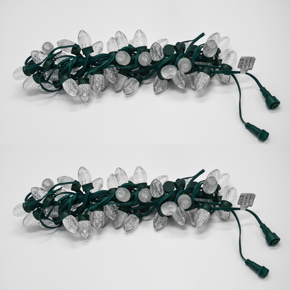 Новогоднее украшение IP65 программируемый WS2811 TTL LED RGB пикселей клубничный свет строки для наружного использования