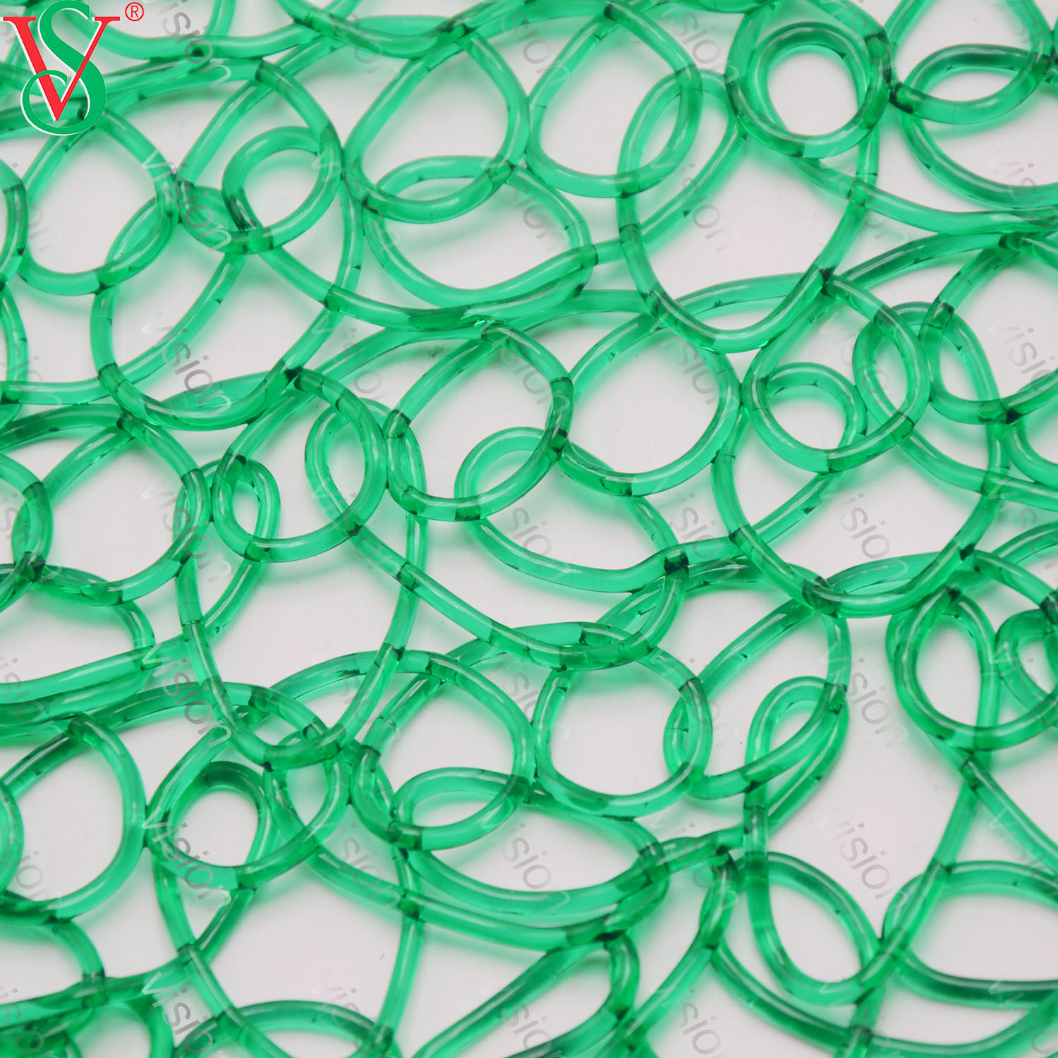 Сетчатый ковер из ПВХ с высоким светопропусканием для наружного декоративного мотива