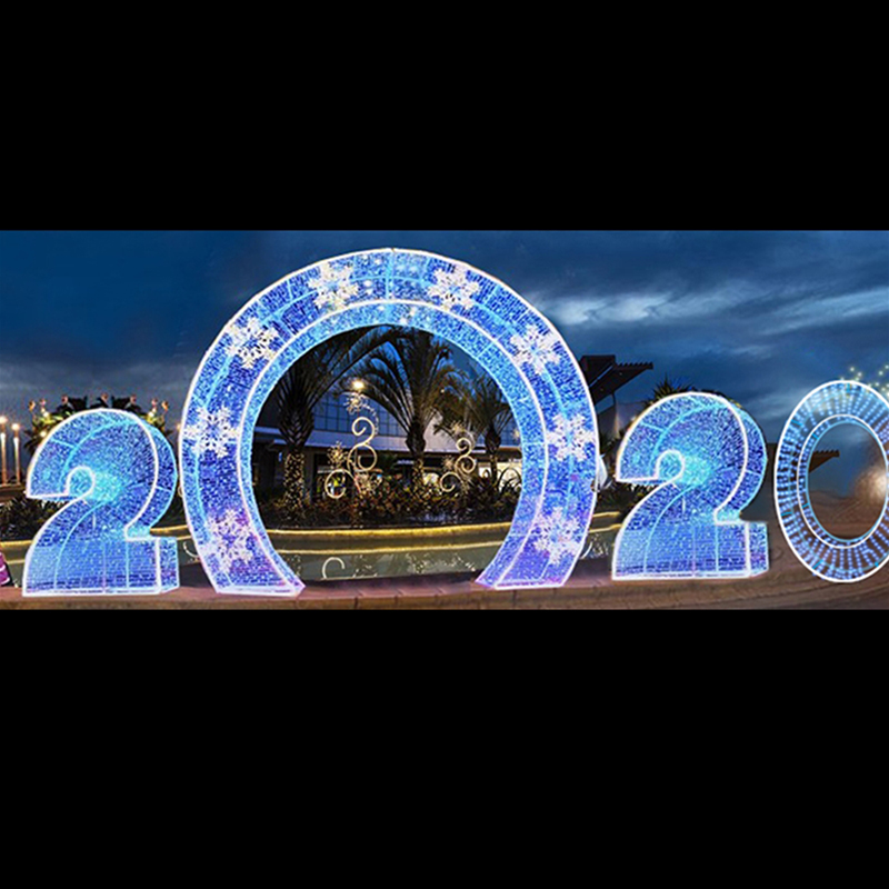 3D световой мотив года