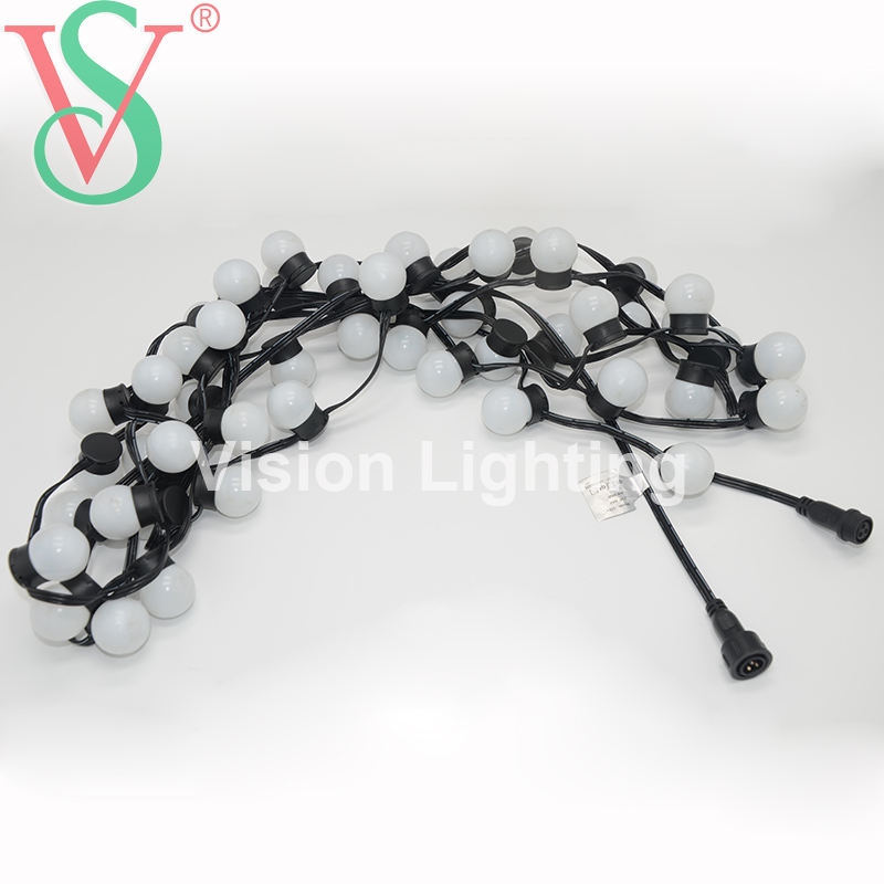 Программируемый WS2811 TTL пикселей LED RGB Новогоднее украшение IP65 Открытый мяч струнный свет